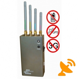 5 Band GPS + Mobile Phone Jammer Portable