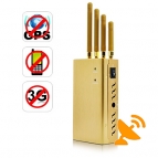 Portable Cellphone + GPSL1 Jammer - 15 Meters