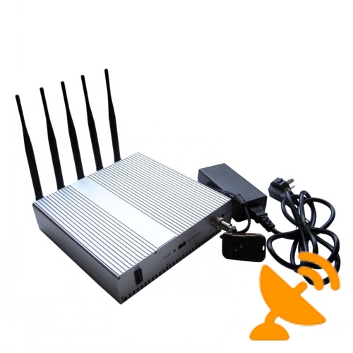 High Power 3G 4G Cell Signal Blocker with Remote Control - Click Image to Close