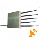 15W 6 Antenna Cell Phone + Wifi + GPS Jammer Blocker