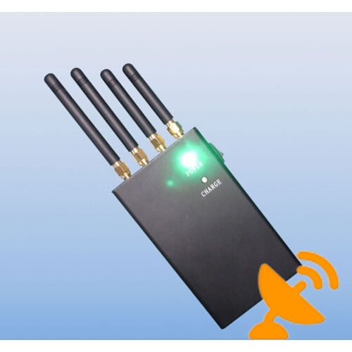 4G Lte Jammer 3G Mobile Jammer 2W 4 Band Portable - Click Image to Close