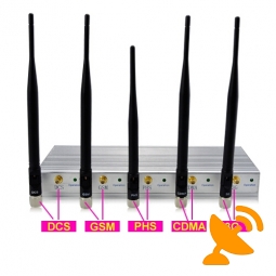 3G GSM CDMA Cell Phone Jammer with Remote Control