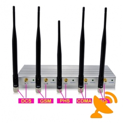 3G GSM CDMA Cell Phone Jammer with Remote Control