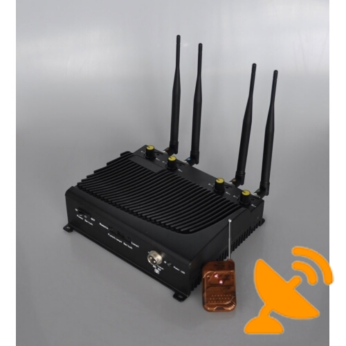 Adjustable Mobile Phone Jammer GPS Jammer with Remote Control - Click Image to Close