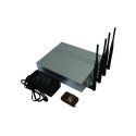 Desktop Mobile Phone Signal Jammer Blocker with Remote