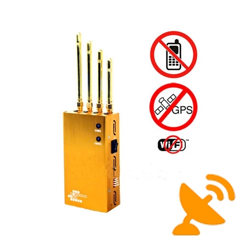 Portable Cell Phone + Wi-Fi + GPS Signal Jammer Blocker - Click Image to Close