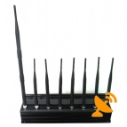 8 Antenna Signal Jammer Cellular,GPS,WIFI,Lojack,Walky-Talky Jammer System