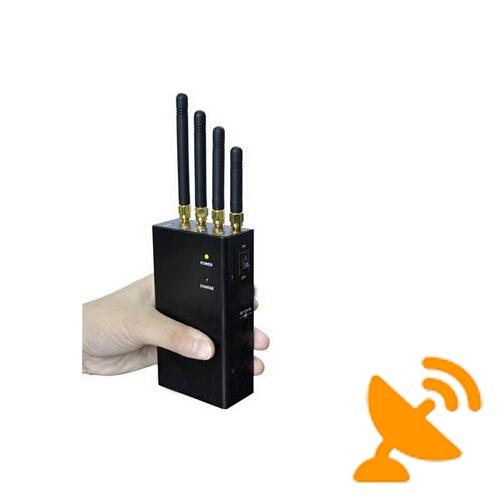 4G Lte Jammer 3G Mobile Jammer 2W 4 Band Portable - Click Image to Close
