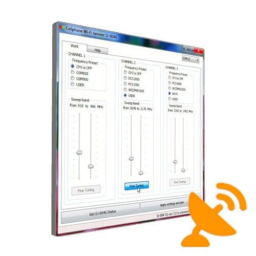 Portable Cell Phone + Wifi + Bluetooth Jammer - Click Image to Close