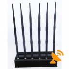 Cell Phone + VHF + UHF + Wifi + GPS Signal Jammer Blocker