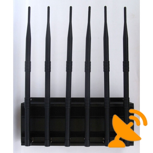 3G Cell Phone Blocker Jammer + Wifi UHF VHF Signal - Click Image to Close