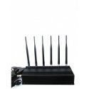 6 Antenna Cell Phone + Wifi + RF Jammer 315MHz/433MHz