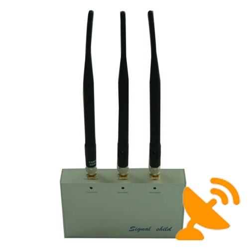 GSM CDMA 3G DCS PHS Cell Phone Jammer with Remote Control - Click Image to Close