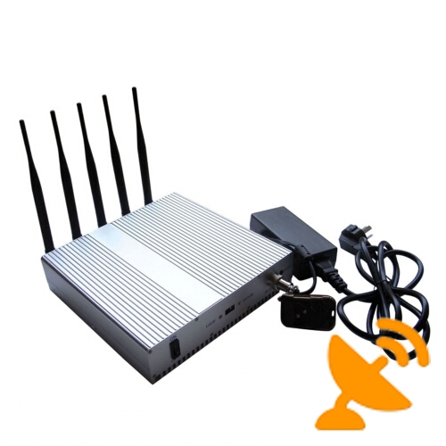 Cellphone Jammer with Remote Control 5 Band - Click Image to Close