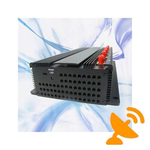 Cell Phone + VHF + UHF + Wifi + GPS Signal Jammer Blocker - Click Image to Close