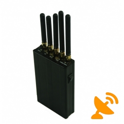 Cell Phone + GPS + Wifi Signal Blocker 5 Antenna Portable