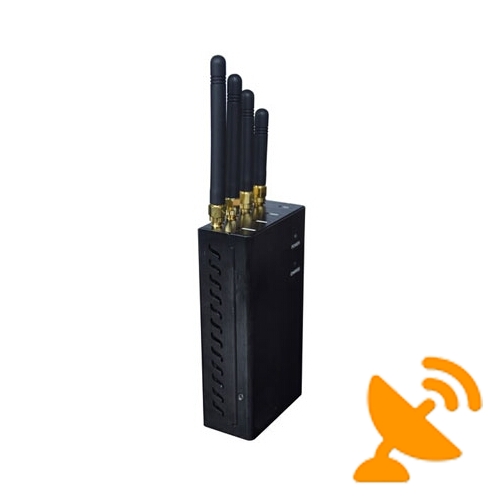 2W 4 Band Mobile Phone + Wifi Signal Jammer Blocker - Click Image to Close