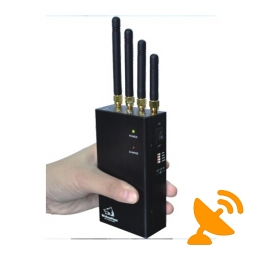 Handheld Mobile Phone Jammer Wifi Blocker with Cooling Fan