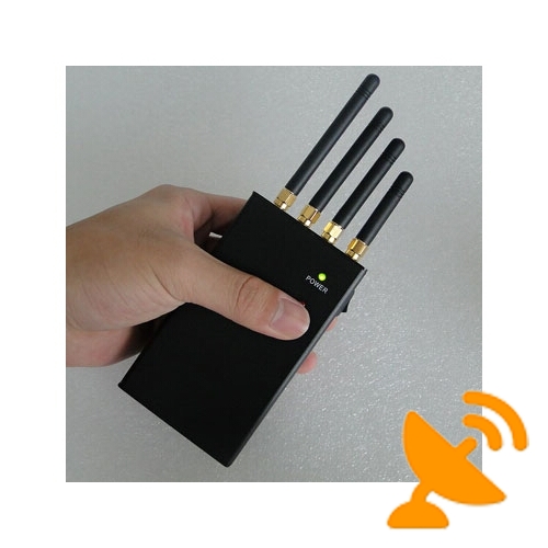 High Power Portable Cellphone Jammer Wifi Blocker Full Band - Click Image to Close