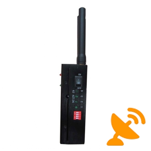 High Power Portable 3G GSM CDMA DCS PCS GPS Mobile Phone Jammer - Click Image to Close
