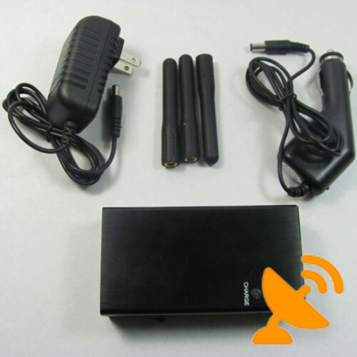 Portable Cell Phone Jammer + Wireless Video Blocker 5 Band - Click Image to Close