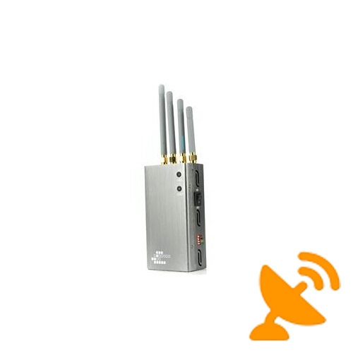 5 Band GPS + Mobile Phone Jammer Portable - Click Image to Close