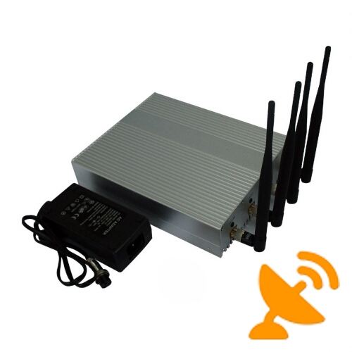 Cell Phone Signal Jammer Blocker with Remote Control 40 Meters - Click Image to Close