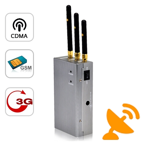 3W Mobile Phone Signal Jammer GSM CDMA 3G DCS - Click Image to Close