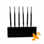 Cell Phone Signal Blocker + Wifi Jammer 6 Antennas