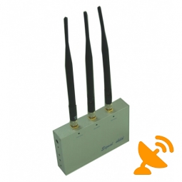 GSM CDMA 3G DCS PHS Cell Phone Jammer with Remote Control