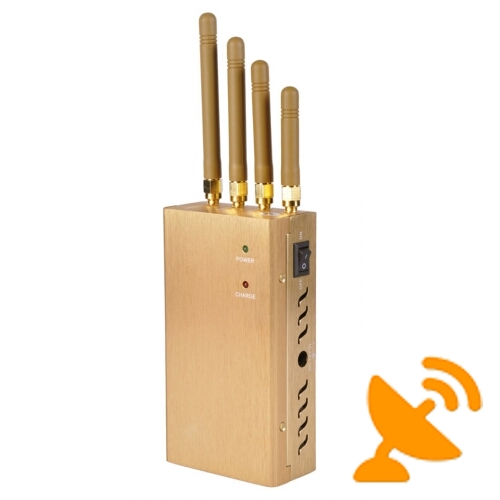 Portable Cellphone + GPSL1 Jammer - 15 Meters - Click Image to Close