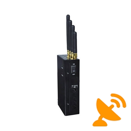 Portable GPS Cell Phone Signal Jammer Blocker 4W - Click Image to Close