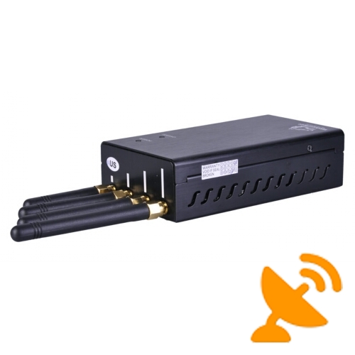Portable Cell Phone Jammer + Wifi Jammer with Cooling Fan - Click Image to Close