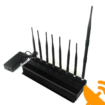 8 Antenna Signal Jammer 3G 4G Cellular,GPS,WIFI,Lojack Jammer System - Click Image to Close