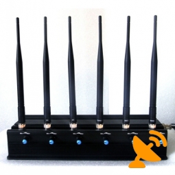 Adjustable Cell Phone Jammer + VHF UHF Walkie Talkie Jammer