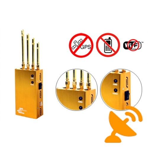 Portable Cell Phone + Wi-Fi + GPS Signal Jammer Blocker - Click Image to Close