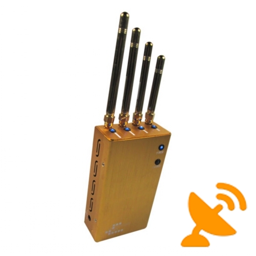 Portable Cell Phone + Wi-Fi + GPS Signal Jammer Blocker - Click Image to Close