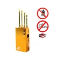 Portable Cell Phone + Wi-Fi + GPS Signal Jammer Blocker