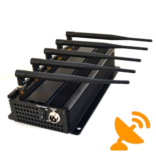 Wall Mounted High Power Cell Phone Jammer + Wifi Jammer - Click Image to Close