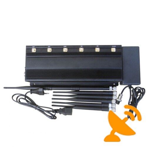 High Power CellPhone + RF + Lojack Jammer - Click Image to Close