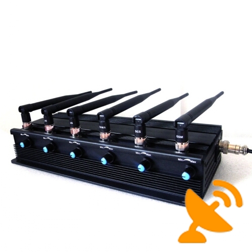 Adjustable Cell Phone Jammer + VHF UHF Walkie Talkie Jammer - Click Image to Close