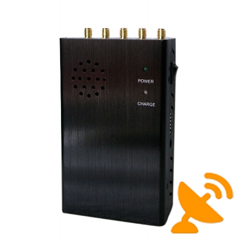 3W Handheld Mobile Jammer + GPS Jammer + Wifi Jammer with Fan - Click Image to Close