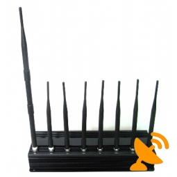 8 Antenna Signal Jammer 3G 4G Cellular,GPS,WIFI,Lojack Jammer System