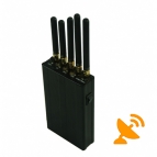 Cell Phone + GPS + Wifi Signal Blocker 5 Antenna Portable