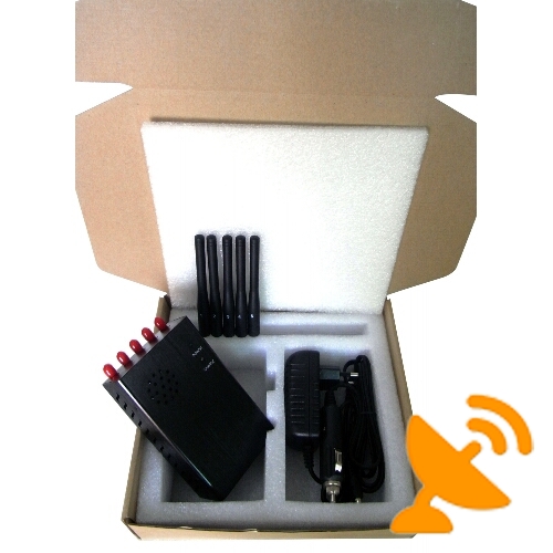 3W Handheld Cell Jammer + GPS Blocker + Wifi Jammer with Fan - Click Image to Close
