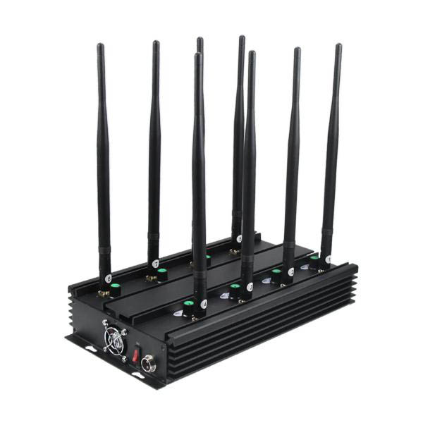 8 Band Cell Phone Signal Jammer Terminator for Mobile Phone, WiFi Bluetooth, UHF, VHF, GPS, LoJack