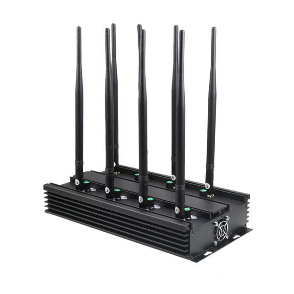 8 Band Cell Phone Signal Jammer Terminator for Mobile Phone, WiFi Bluetooth, UHF, VHF, GPS, LoJack